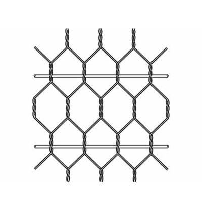 Сплетенный утюг дороги предохранения от мычки гальванизировал шестиугольную ячеистую сеть